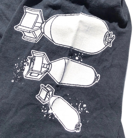 Brothers in Arms Atomic Bombs Band T-Shirt - Picture 3 of 4